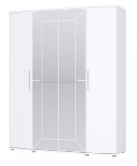 Шкаф 4х дверный Амели 1805 Белый в Камне-на-Оби - kamen-na-obi.katalogmebeli.com | фото