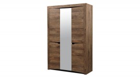 Шкаф для одежды "Лючия" (3-х дв.) (кейптаун/зеркало) в Камне-на-Оби - kamen-na-obi.katalogmebeli.com | фото