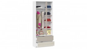 Шкаф для одежды комбинированный «Сканди» Дуб Гарден/Белый/Глиняный серый в Камне-на-Оби - kamen-na-obi.katalogmebeli.com | фото 3