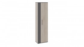 Шкаф для одежды «Нуар» тип 1 Фон серый/Дуб сонома в Камне-на-Оби - kamen-na-obi.katalogmebeli.com | фото