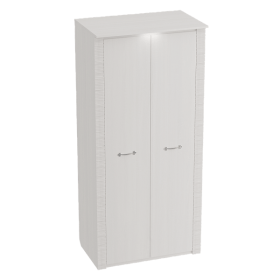 Шкаф двухдверный Элана 645 Бодега белая в Камне-на-Оби - kamen-na-obi.katalogmebeli.com | фото