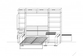 Шкаф-кровать с диваном Каролина в Камне-на-Оби - kamen-na-obi.katalogmebeli.com | фото 6