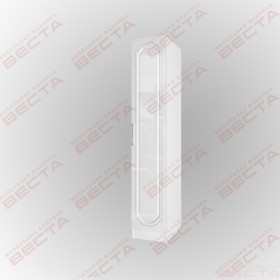 Шкаф МДФ 400 одностворчатый штанга Белый глянец  в Камне-на-Оби - kamen-na-obi.katalogmebeli.com | фото