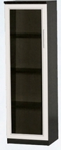 Шкаф нижний со стеклодверью ДЛЯ ГОСТИНОЙ ШНС-450 Венге/Дуб выбеленный в Камне-на-Оби - kamen-na-obi.katalogmebeli.com | фото