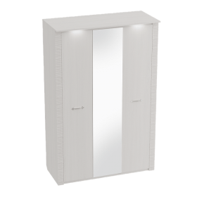Шкаф трехдверный Элана Бодега белая в Камне-на-Оби - kamen-na-obi.katalogmebeli.com | фото