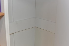 Шкаф угловой «Оксфорд» (Ривьера/Белый с рисунком) в Камне-на-Оби - kamen-na-obi.katalogmebeli.com | фото 5