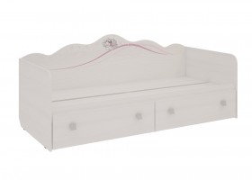 Фэнтези Кровать белый рамух в Камне-на-Оби - kamen-na-obi.katalogmebeli.com | фото