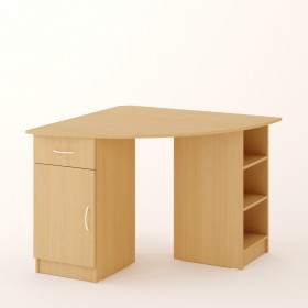 Угловой компьютерный стол 2 (Белёный дуб) в Камне-на-Оби - kamen-na-obi.katalogmebeli.com | фото