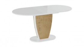 Стол обеденный «Монреаль» Тип 1 (Белый глянец/Бунратти) в Камне-на-Оби - kamen-na-obi.katalogmebeli.com | фото 2
