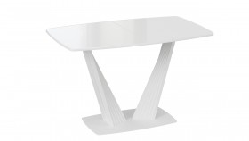 Стол раздвижной «Фабио» Тип 1 Белый в Камне-на-Оби - kamen-na-obi.katalogmebeli.com | фото 4