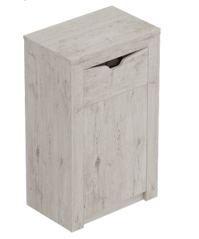 Тумба с дверцей и ящиком Соренто Дуб бонифаций/Кофе структурный матовый в Камне-на-Оби - kamen-na-obi.katalogmebeli.com | фото 1