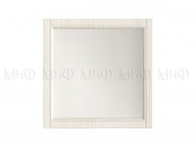Зеркало Гармония (Белый/Белый глянец) в Камне-на-Оби - kamen-na-obi.katalogmebeli.com | фото